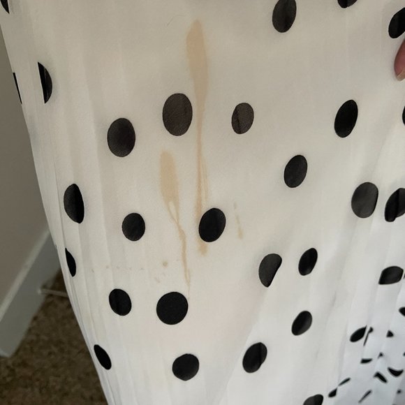 Asos Brand - High Waisted polka dot maxi skirt - size 6 - Picture 5 of 9